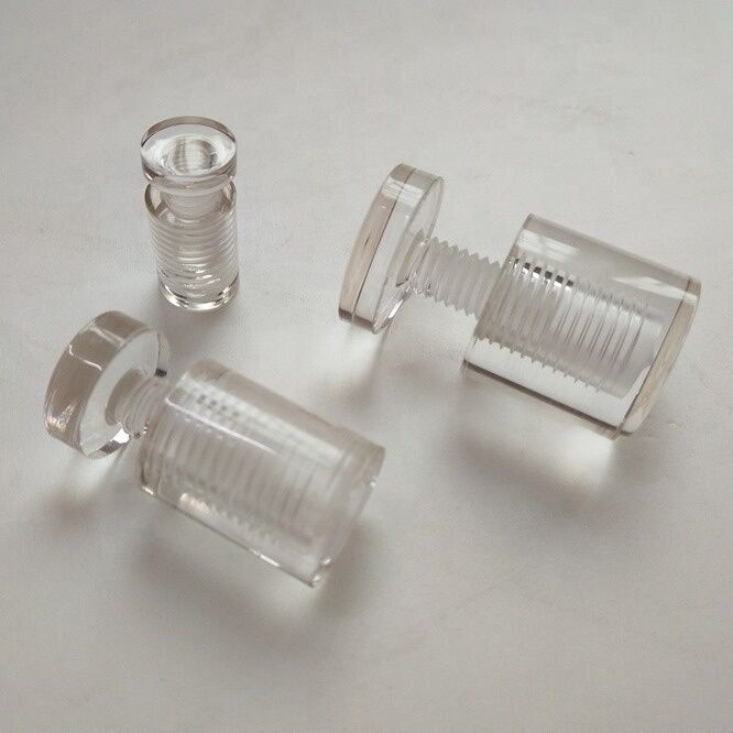 Customized Acrylic Clear Wall Mounted Standoff Screw for Sign Holder Advertising Board Bolts length 20mm
