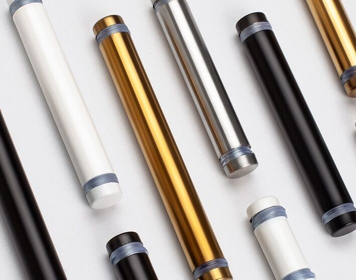 Stainless Steel Double Head Advertising Screw for Acrylic Glass Standoff Spacer 12*30mm M8 Passivated