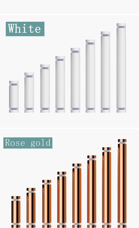 Stainless Steel Double Head Advertising Screw for Acrylic Glass Standoff Spacer 12*30mm M8 Passivated