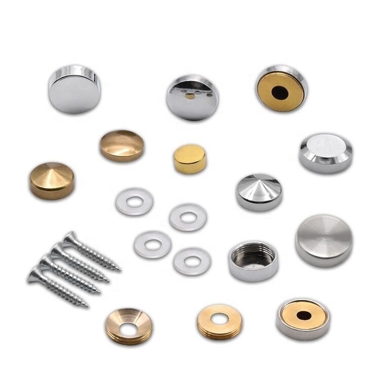 Flat And Round Head Brass Swivel Mirror Screw Polished Finish Customized Size