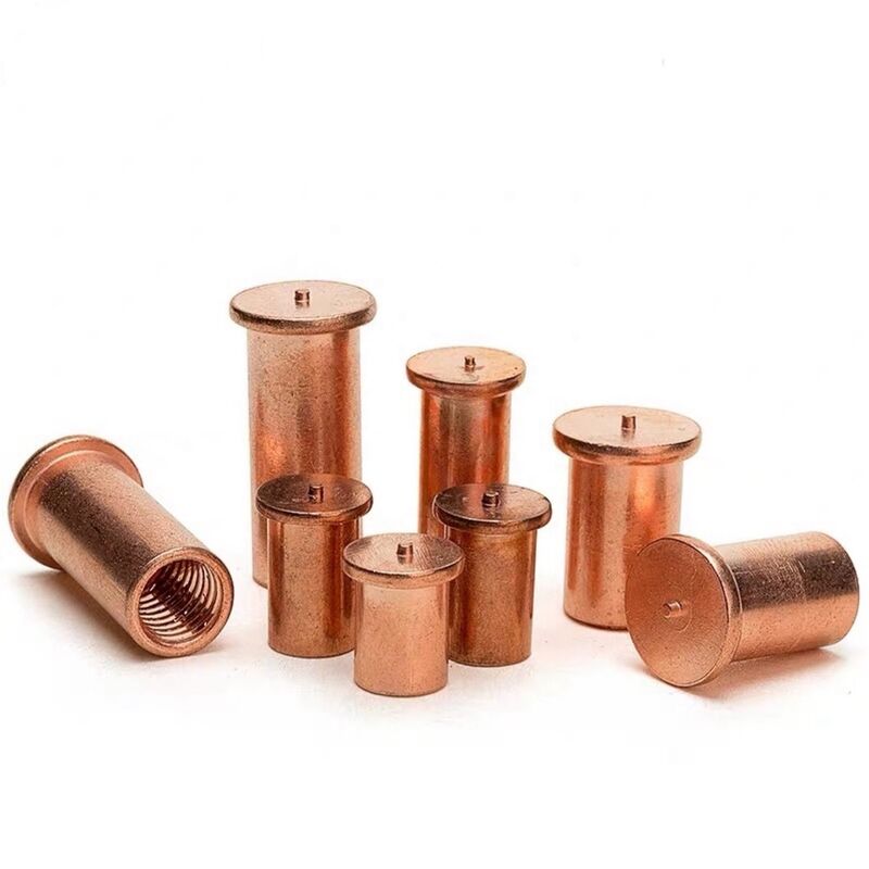 Customizable Copper Plating Seed Welding Fixing Studs ITR ITS Mining Welding Point Nut for Long-Lasting Performance