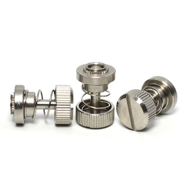 Ti Natural Clinching Stud Stainless Threaded Self Clinching Standoff Spring-loaded Captive Panel Screws PF31 Etc Standards