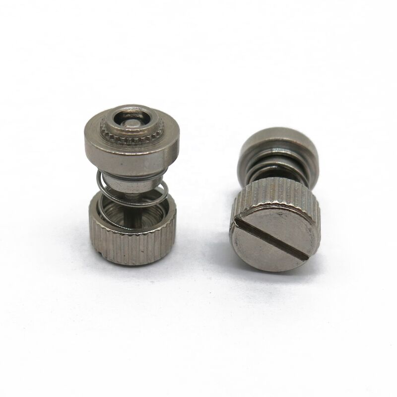 Ti Natural Clinching Stud Stainless Threaded Self Clinching Standoff Spring-loaded Captive Panel Screws PF31 Etc Standards