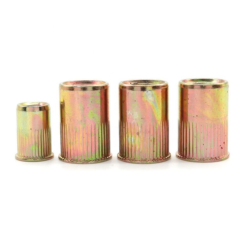 M3-M6 Carbon Steel Reduced Head Rivet Nuts With Zinc Plating and Knurled Body RH-KB