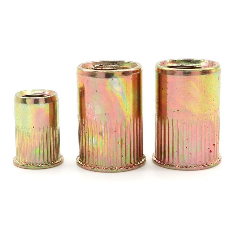 M3-M6 Carbon Steel Reduced Head Rivet Nuts With Zinc Plating and Knurled Body RH-KB