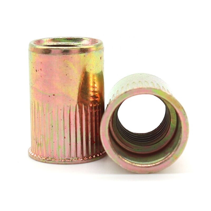 M3-M6 Carbon Steel Reduced Head Rivet Nuts With Zinc Plating and Knurled Body RH-KB