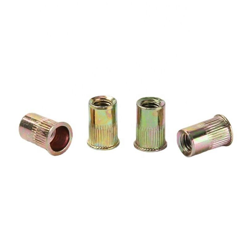M3-M6 Carbon Steel Reduced Head Rivet Nuts With Zinc Plating and Knurled Body RH-KB