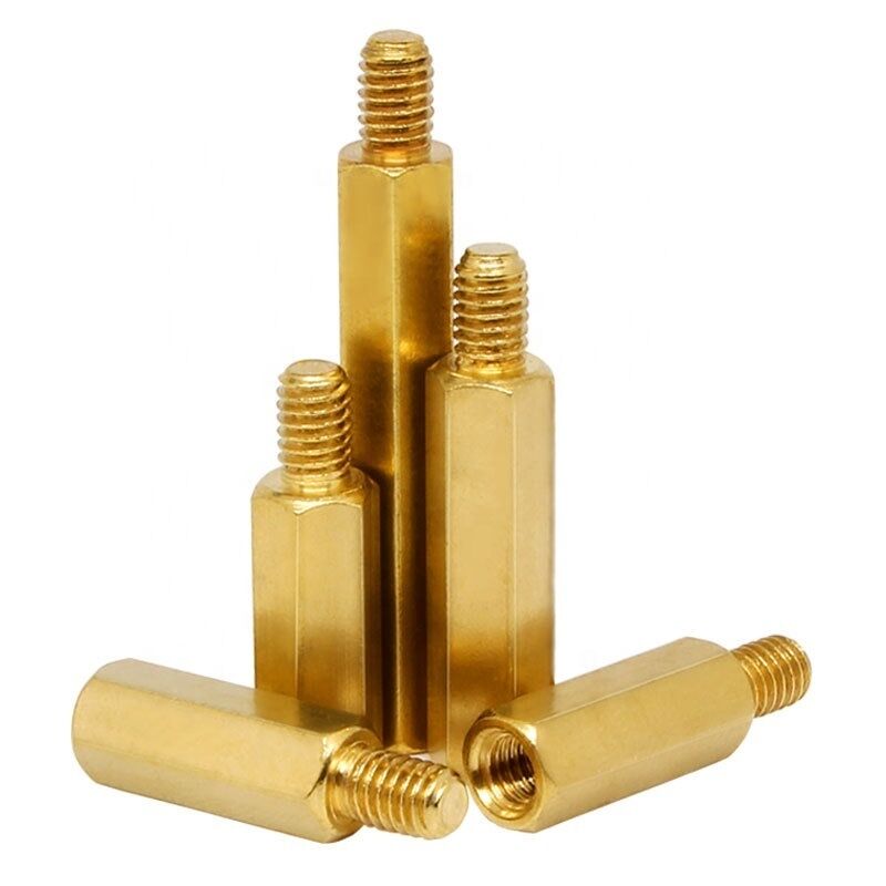 Customized Brass Stainless Steel Male Female Hex Standoffs Spacer SBB/SBS/SBC/SBA with Copper Yellow Grade Class 4.8 6.8