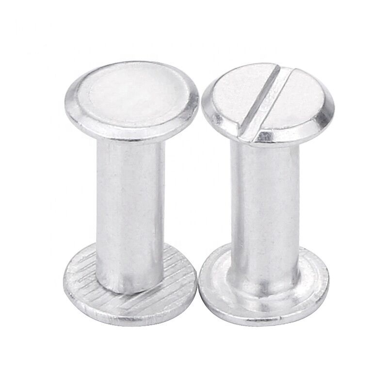 Passivated Grade 4.8/ 8.8/ 10.9/ 12.9 Stainless Steel Chicago Screw for Leather Manufacture