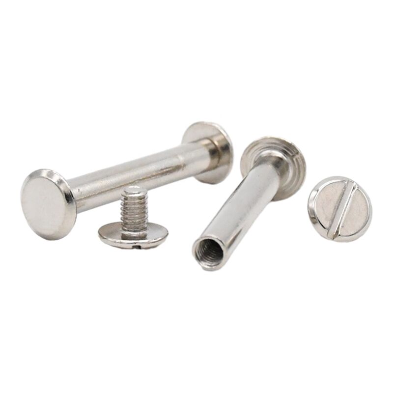Passivated Grade 4.8/ 8.8/ 10.9/ 12.9 Stainless Steel Chicago Screw for Leather Manufacture