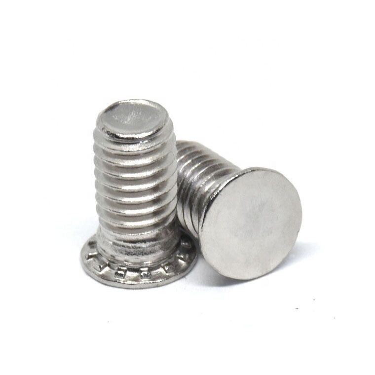 Metric Stainless Steel Flush Head Self Clinching Stud 8mm-35mm For Sheet Metal