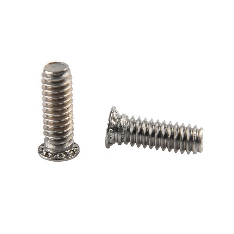 Polished M2.5 Stainless Steel/AIuminium Self Clinching Flush Head Studs for Sheet Metal Long-Lasting Performance