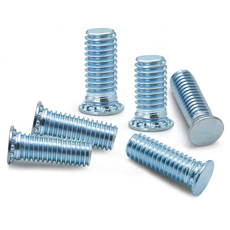 Polished M2.5 Stainless Steel/AIuminium Self Clinching Flush Head Studs for Sheet Metal Long-Lasting Performance