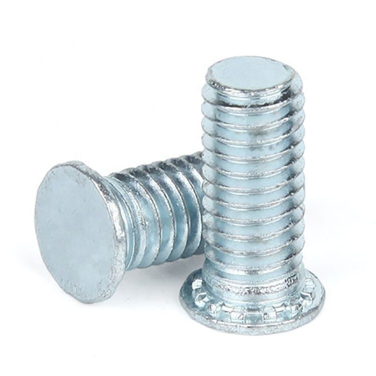 Galvanized Carbon Steel Self Clinch Flush Head Stud For Secure Metal Sheet Fastening