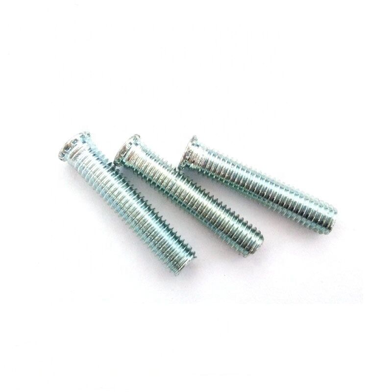 M4 M5 Carbon Steel Self Clinching Stud for Sheet Metal High Flush-Head Studs FH TFH FHS Galvanized Low Displacement
