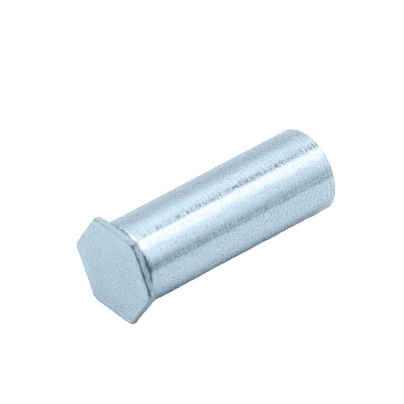 Aluminium Hex Head Blind Hole Self Clinch Standoff Zinc Plated Finish For Metal Plate