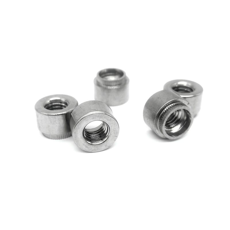Stainless Steel Round Knurled Head Rivet Nut with Metric Size M3-M8 for Secure Sheet Metal Fastening