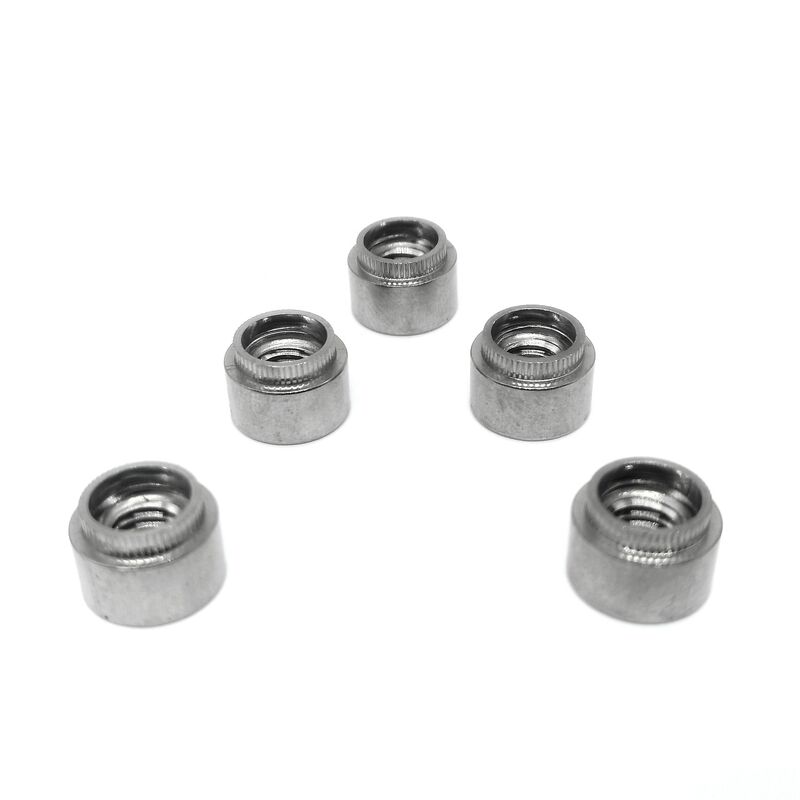 Small Metal Parts Rivet Bush with Round Knurled Head and Stainless Steel Material at Affordable