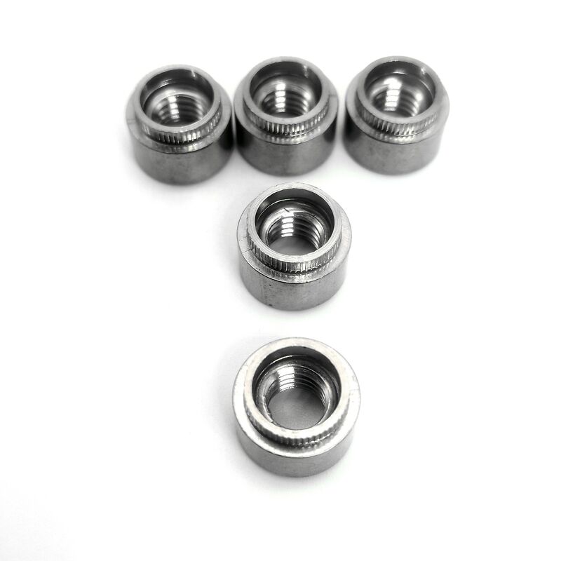 Stainless Steel Round Knurled Head Rivet Nut with Metric Size M3-M8 for Secure Sheet Metal Fastening
