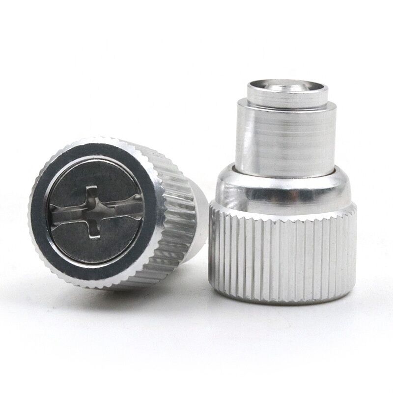 Screws PF41/PF42/PF15/PF25 Captive Panel Zinc-Plated Knurling Knob Spring-Loaded Screws Washers type NO and Blots