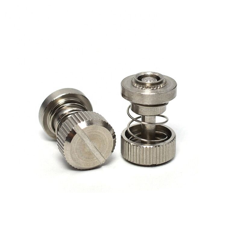 PF31 PF32 Zinc Plated Spring Loaded Captive Screws For Sheet Metal Vibration Resistant