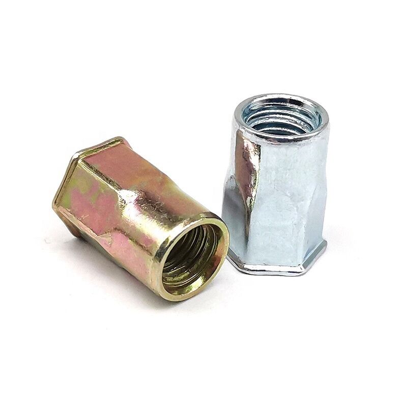 Stainless Steel Reduced Head Half Hex Rivet Nut M4 M5 M6 M8 M10 For Railway