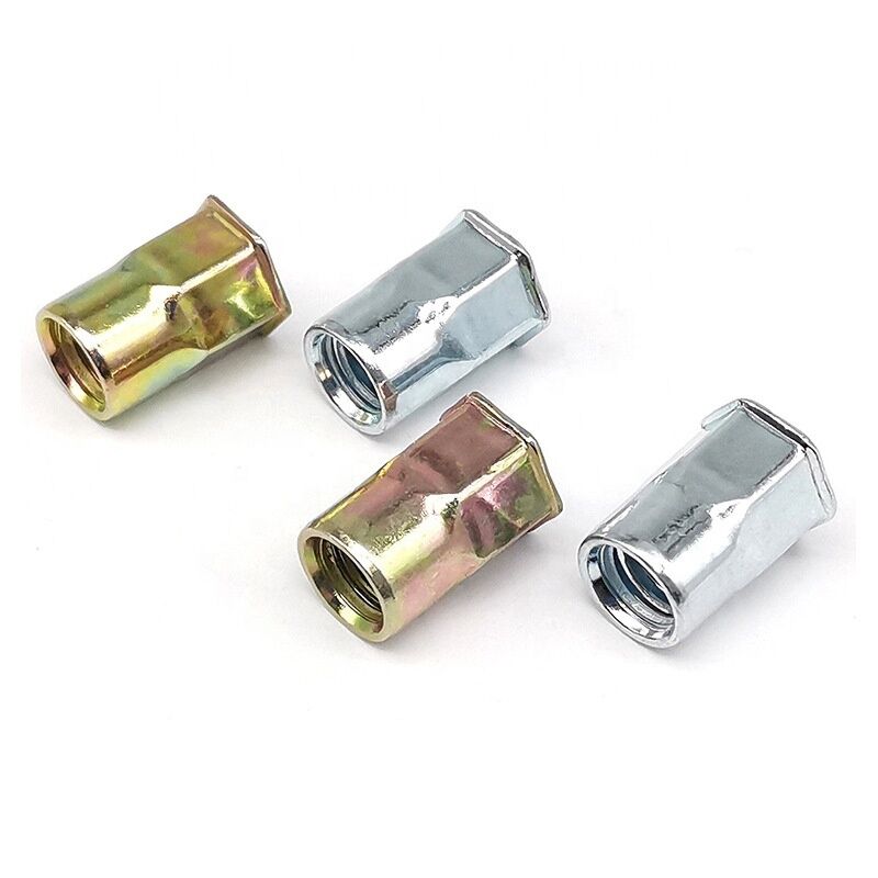 Stainless Steel Reduced Head Half Hex Rivet Nut M4 M5 M6 M8 M10 For Railway