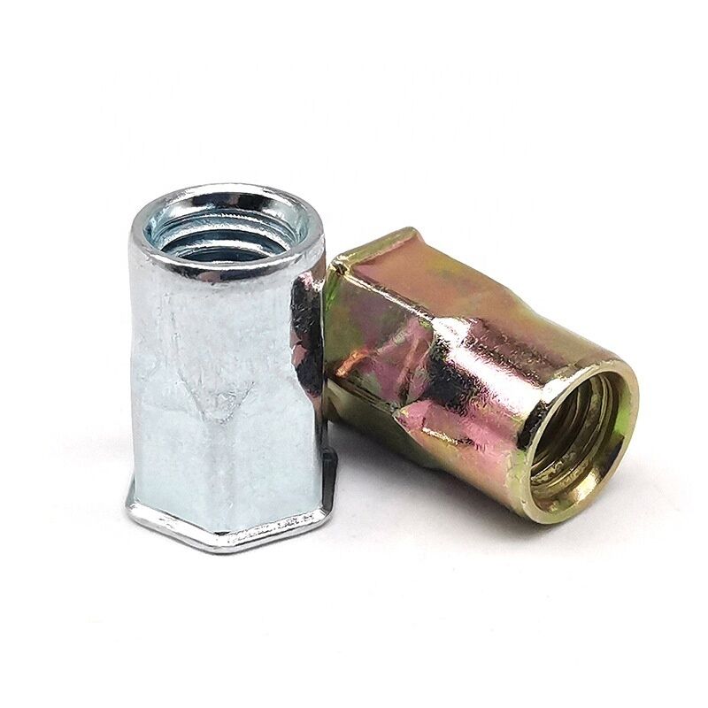 Stainless Steel Reduced Head Half Hex Rivet Nut M4 M5 M6 M8 M10 For Railway