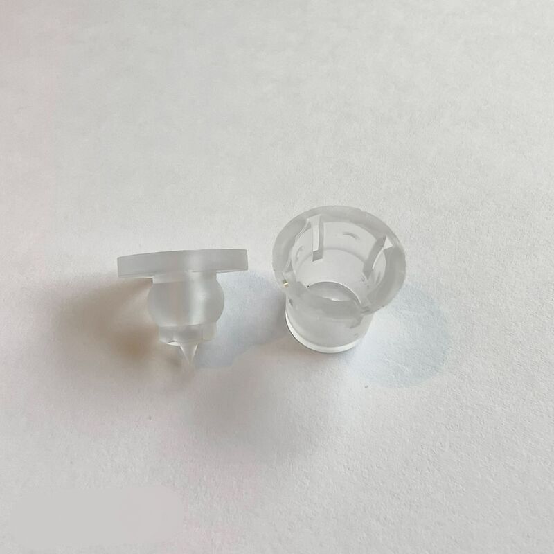 Clear Finish Invisible PC Plastic Nail Fasteners For Billboard Fixed Support Feet