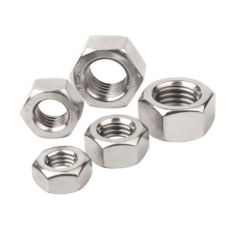 Customized A-70 Stainless Steel M5 Weld Nuts Hex Nut in Metric Measurement System with ISO Standard