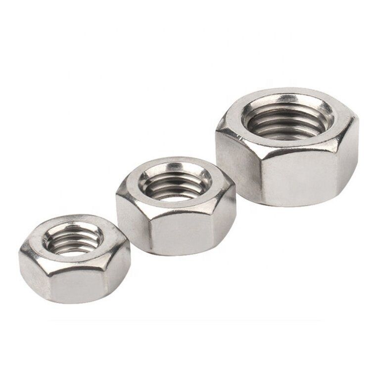 100% Inspection Before Shipment DIN934 M6 Stainless Steel Hex Nuts for Food Beverage Industry Efficiency