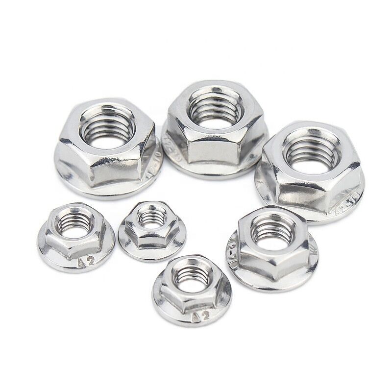 Metric Measurement System Stainless Steel Weld Hex Flange Nut for Automotive Industry at Affordable Pric