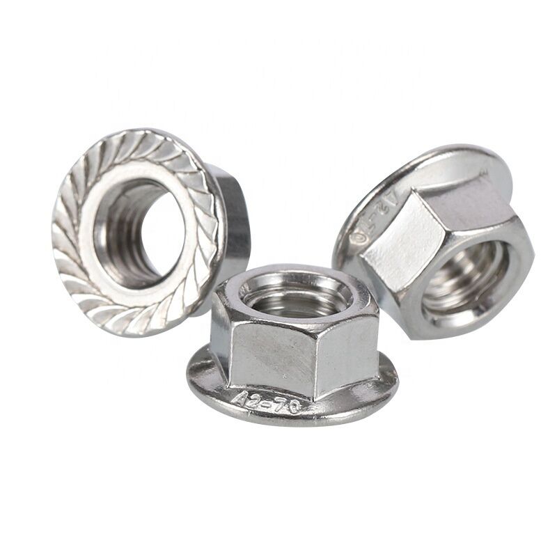 Metric Measurement System Stainless Steel Weld Hex Flange Nut for Automotive Industry at Affordable Pric