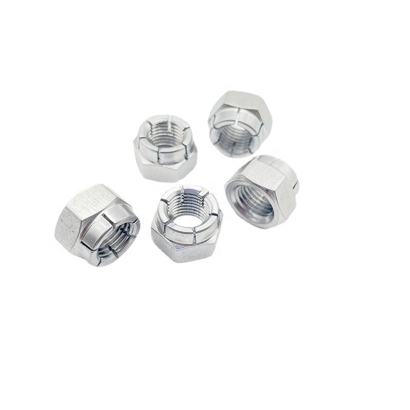 100% Inspection Before Shipment Custom Machining Stainless Steel Flexloc Top Lock Nuts for Heavy Vibration