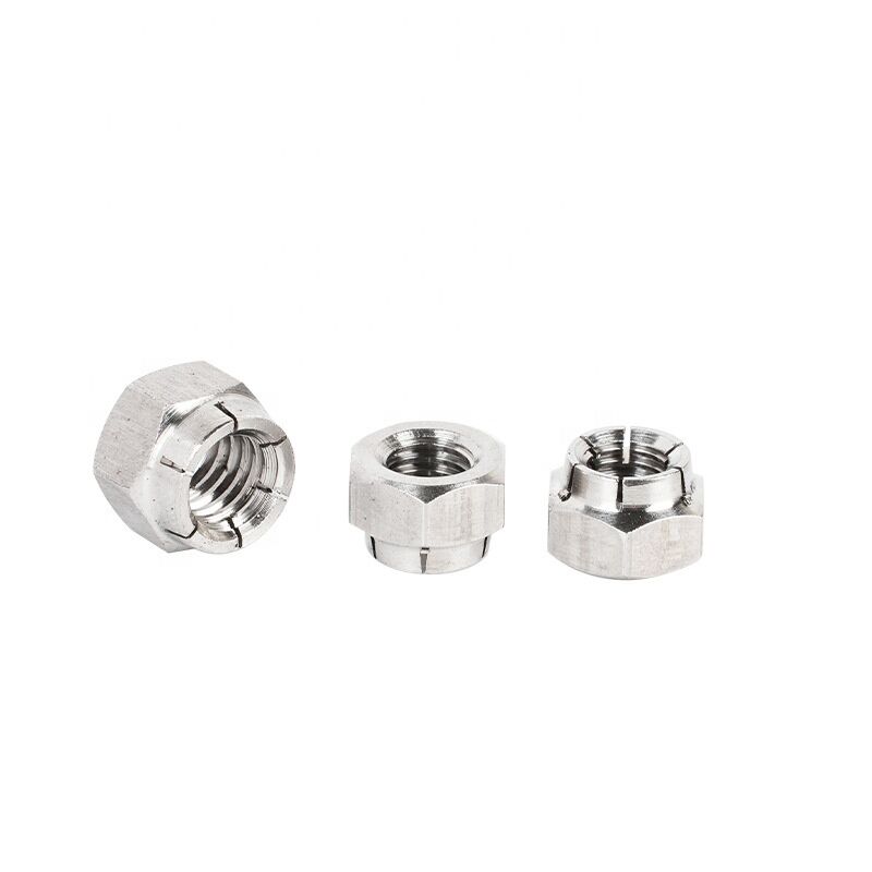100% Inspection Before Shipment Custom Machining Stainless Steel Flexloc Top Lock Nuts for Heavy Vibration