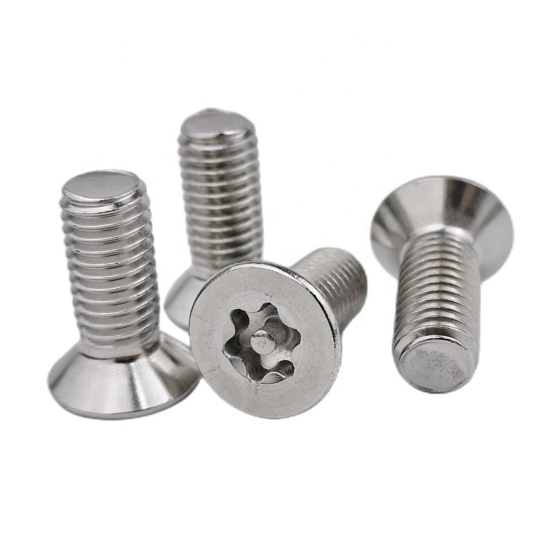 Customized GB2674 Stainless Steel Torx Countersunk Flat Head Screws With Stud M4 Passivated Measurement System Inch