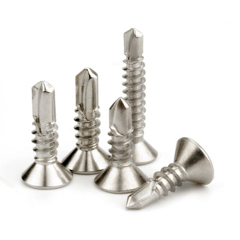 Stainless Steel Cross Countersunk Head Drilling Screws DIN 410 Standard for Self-tapping and Self-drilling Dovetail