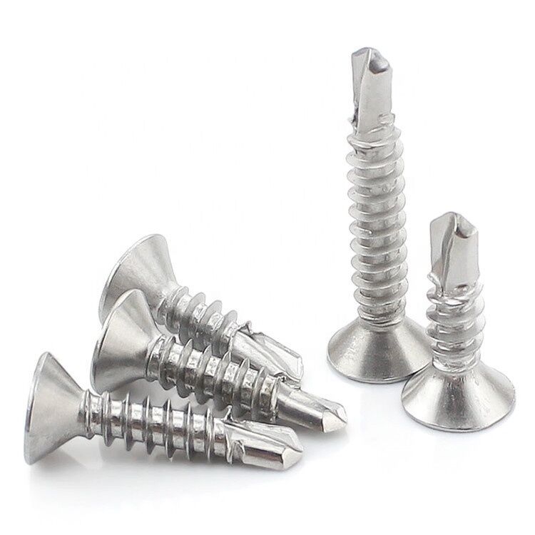 Stainless Steel Cross Countersunk Head Drilling Screws DIN 410 Standard for Self-tapping and Self-drilling Dovetail