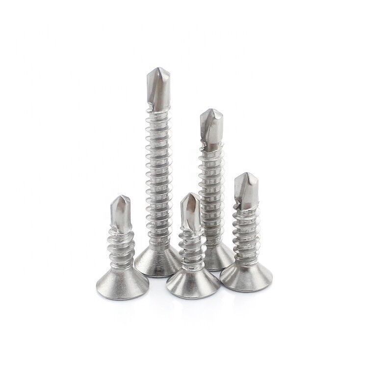 Stainless Steel Cross Countersunk Head Drilling Screws DIN 410 Standard for Self-tapping and Self-drilling Dovetail