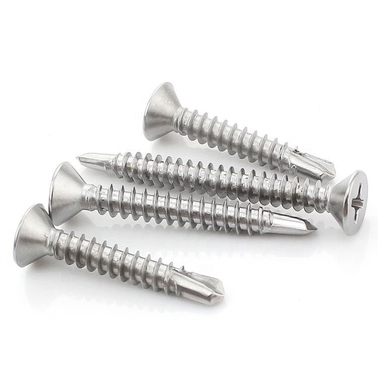 Stainless Steel Cross Countersunk Head Drilling Screws DIN 410 Standard for Self-tapping and Self-drilling Dovetail
