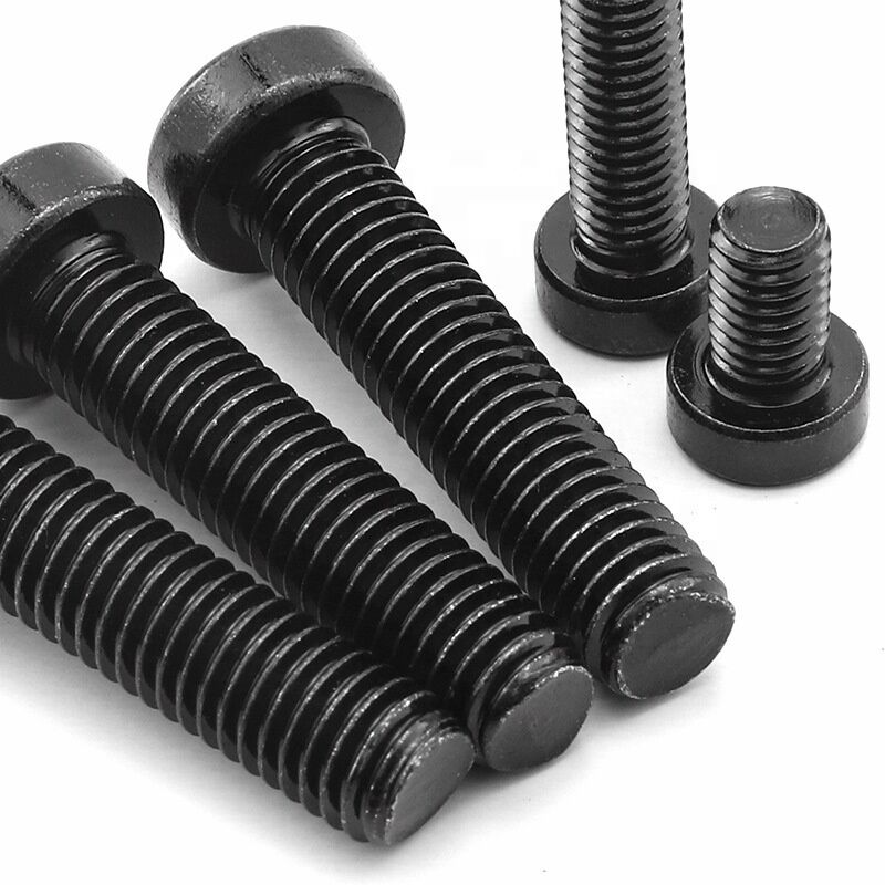 M6*25mm Black Finish GB70 Grade 8.8 Din 912 Carbon Steel Screw Allen Hexagon Socket Head Cap Screws Control for Fastening
