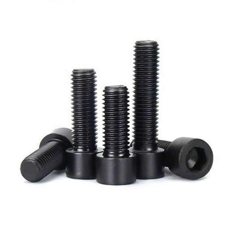 M6*25mm Black Finish GB70 Grade 8.8 Din 912 Carbon Steel Screw Allen Hexagon Socket Head Cap Screws Control for Fastening