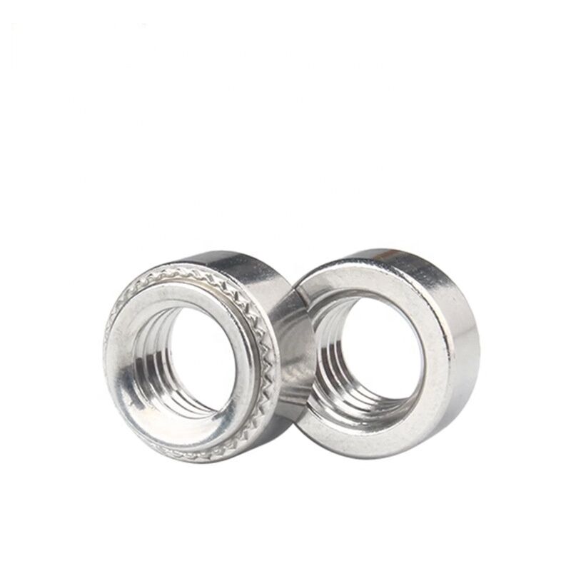 M5 M6 M8 M10 Zinc-Plated Carbon Steel Press Rivet Nut 304 Stainless Steel Self Clinching Nut Sheet Metal Lock Nut Zinc-Plated