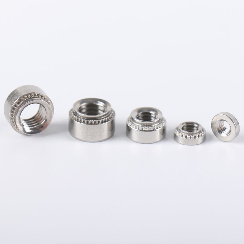 M5 M6 M8 M10 Zinc-Plated Carbon Steel Press Rivet Nut 304 Stainless Steel Self Clinching Nut Sheet Metal Lock Nut Zinc-Plated