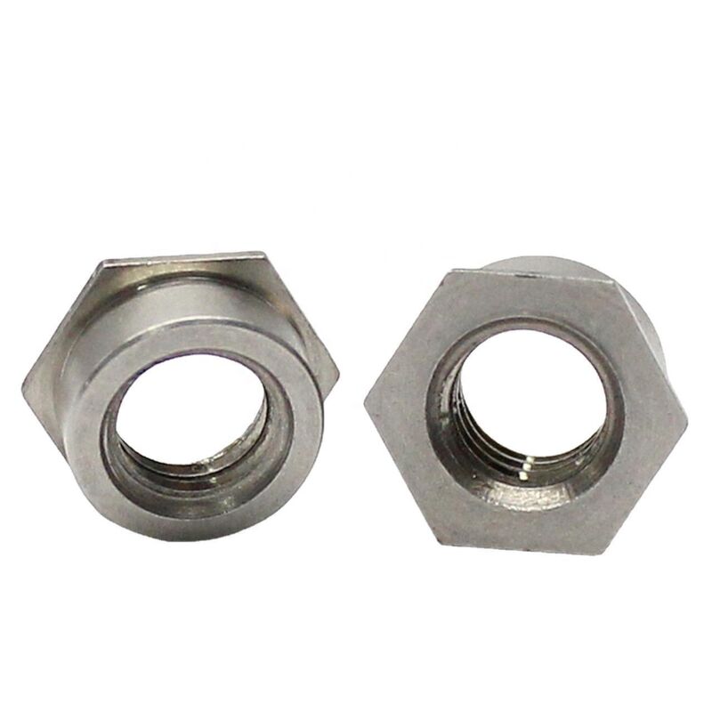 8.72mm Small Hole Diameter Right Hand Thread Stainless Steel Hexagon Head Flush Nut Flat Nut Inlaid Flakes Nut for and Best