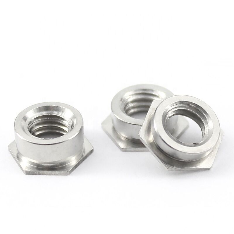 8.72mm Small Hole Diameter Right Hand Thread Stainless Steel Hexagon Head Flush Nut Flat Nut Inlaid Flakes Nut for and Best