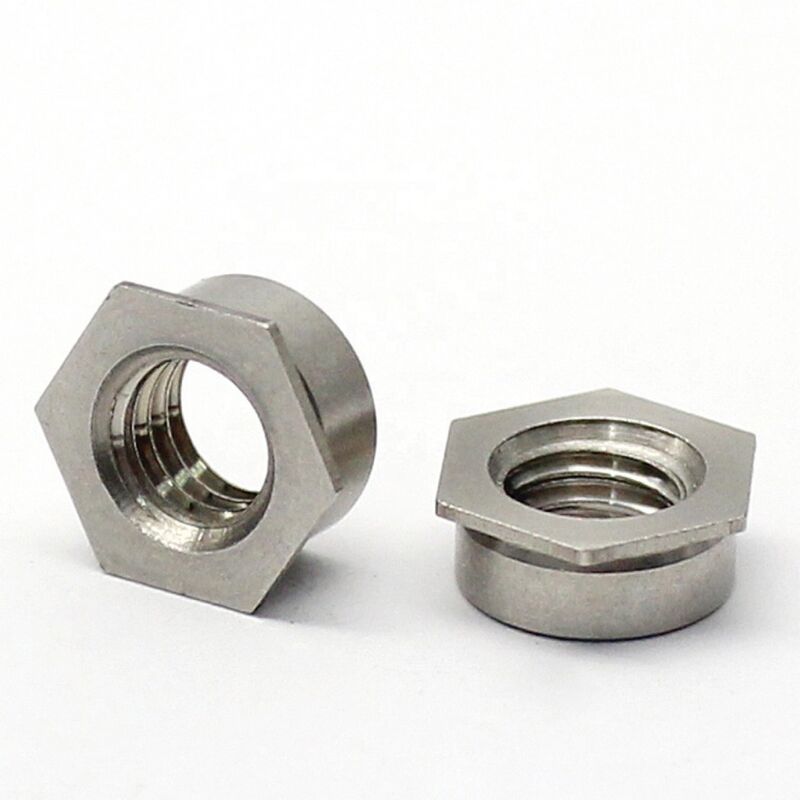 8.72mm Small Hole Diameter Right Hand Thread Stainless Steel Hexagon Head Flush Nut Flat Nut Inlaid Flakes Nut for and Best
