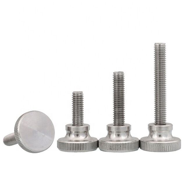 Metric Measurement System Stainless Steel High GB834 Head Knurled Knob Screw Thumb Hand Screw for Heavy Duty Applications