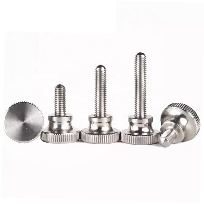 Metric Measurement System Stainless Steel High GB834 Head Knurled Knob Screw Thumb Hand Screw for Heavy Duty Applications