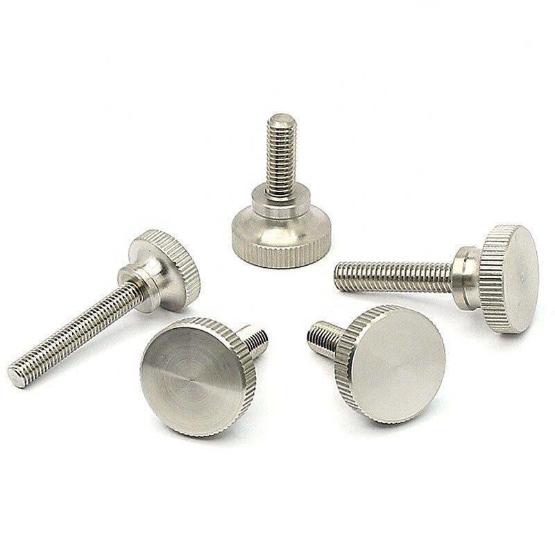 Metric Measurement System Stainless Steel High GB834 Head Knurled Knob Screw Thumb Hand Screw for Heavy Duty Applications